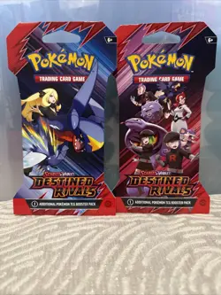 2 Sets Of Pokemon Scarlet & Violet Destined Rivals Sleeved Booster Packs - Image 1