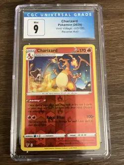 Pokemon Charizard- Vivid Voltage 25/185 Reverse Holo Grade 9 - Image 2