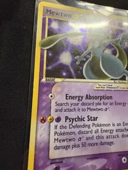 Mewtwo Gold Star 103/110 Holon Phantoms Holo Shiny UR 2006 EN - Image 3