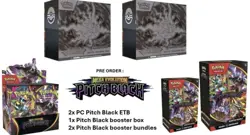 PITCH BLACK 2x Pokemon Center ETB, 2x Booster Bundle, 1x Booster Box PRE SALE ✅ - Image 1