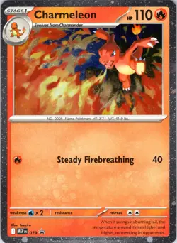 Charmeleon (Cosmos Holo) 079 Promo ME: Mega Evolution Promo Pokemon LP - Image 1