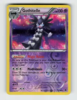 Gothitelle 47/98 Reverse Holo Rare Emerging Powers Pokemon 2011 MP - Image 1