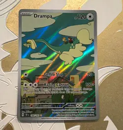 The Pokemon Company Drampa 184/162 SV05 Illustration Rare Full Art Holo EN 120HP - Image 1