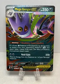 Pokemon TCG Mega Gengar EX 56/94 Phantasmal Flames Near Mint - Image 1