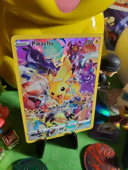 Pokemon TCG 2023 Crown Zenith Pikachu 160/159 FULL ART HOLO ,Good Centering Nm/M - Image 2
