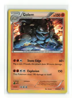 GOLEM 45/83 GENERATIONS HOLO RARE POKEMON TCG NM - Image 1