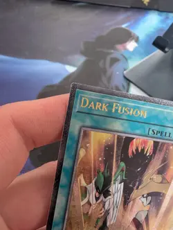 YuGiOh! Dark Fusion OP27-EN003 Ultimate Rare LP - Image 2