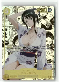 NICO ROBIN ONE PIECE Holographic Art Goddess Story Anime Collectible Card - Image 2