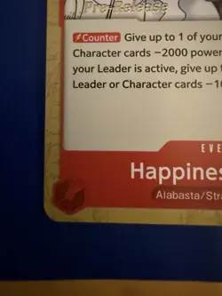 One piece Tcg Promo Happiness Punch Release stamp Nami Vivi ( Nami Flash ) Op04 - Image 5