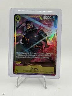 Shiryu OP16-108 SR Alt Art OP16 The Time of Battle One Piece NM - Image 1