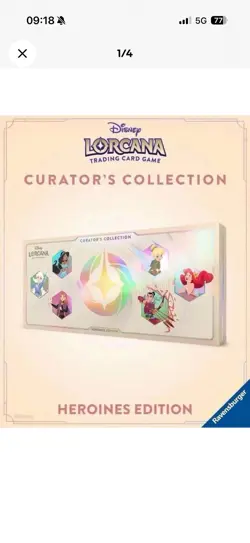 DISNEY LORCANA COLLECTOR CARDS BOX SET CURATOR HEROINES EDITION 2026 - Image 1