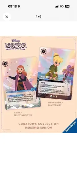 DISNEY LORCANA COLLECTOR CARDS BOX SET CURATOR HEROINES EDITION 2026 - Image 4