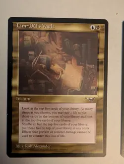 Lim-Dul's Vault Alliances Non-Foil Card Regular Near Mint Condition X3 - Image 2