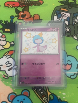 ✨ Ralts 258/190 Pokemon Baby Shiny Treasure ex Japanese Card sv4a NM ✨ - Image 1