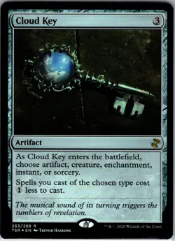 MTG Magic the Gathering Cloud Key (265/429) Time Spiral Remastered LP FOIL - Image 1