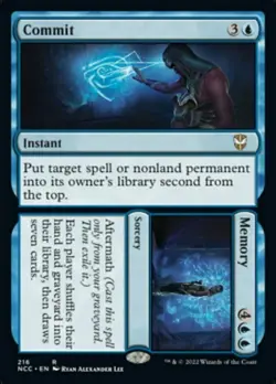 x1 Commit // Memory R MTG Commander Streets of New Capenna M/NM, English - Image 1
