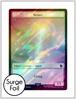 1x Hero / Spirit Token - 0026 / 0003, Surge Foil, Final Fantasy, Magic MTG NM - Image 2