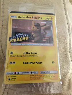 Pokemon Detective Pikachu SM190 English Sealed Promo Card - Image 1