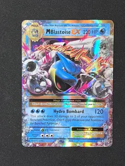 M Blastoise EX 22/108 Holo EX Rare Evolutions Pokemon Holo 🔥 - Image 1