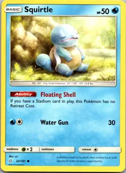Squirtle 22/181 Common Team Up Pokemon Near Mint - Image 1