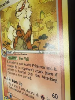 Arcanine 15/100 Rare Sandstorm Pokemon Moderately Played - Image 4