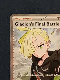 Nintendo Gladion's Final Battle 108/084 Ultra Rare Full Art Holo EN pokemon - Image 2
