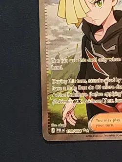 Nintendo Gladion's Final Battle 108/084 Ultra Rare Full Art Holo EN pokemon - Image 5