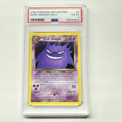 2002 POKEMON NEO DESTINY #6 DARK GENGAR-HOLO PSA 4 - Image 1
