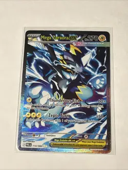 Mega Zeraora ex 114/084 Special Illustration Rare Pitch Black Pokemon Holo NM - Image 1