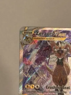Pokemon TCG Zeraora VSTAR GG43/GG70 Crown Zenith GG Ultra Rare Full Art Holo - Image 3