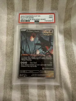 FLUTTER MANE #097 SVP Pokemon Center Stamped BLACK STAR PROMO - PSA 9 - Image 1