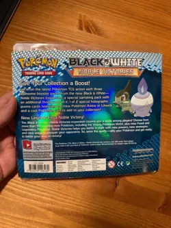 Pokemon TCG Black & White Noble Victories Blister Triple Pack Axew - Sealed - Image 3