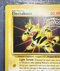 Pokemon Electabuzz Wizards Black Star Movie Promo 2 Regular TCG Exc nr mint - Image 3