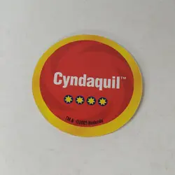 VTG 2000 Cyndaquil Pokemon Pog Cardboard Coin Nintendo Battle Disc Replacement - Image 2