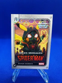 Spider-Man (Pikachu) #42 - Lazer Holo - Heros & Villains Flash Edition - Pokemon - Image 1