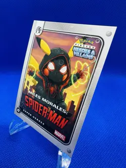 Spider-Man (Pikachu) #42 - Lazer Holo - Heros & Villains Flash Edition - Pokemon - Image 3