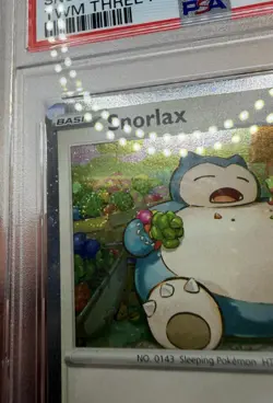 Snorlax #122 Twilight Masquerade Three Pack Blister Promo PSA 10 Pokemon SWIRL - Image 3