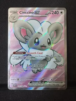 Cinccino EX 105/086 Full Art Rare Pokemon TCG Chaos Rising - Image 1