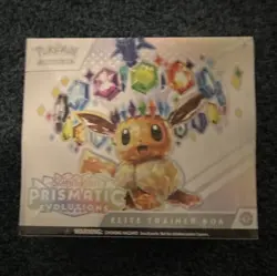 Pokemon TCG Scarlet & Violet Prismatic Evolutions ETB Eevee Promo English - Image 1