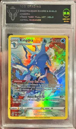 2022 Pokemon SWSH Kingdra Astral Radiance Gallery TG03/TG30 TCG 9.5 Gem Mint - Image 1