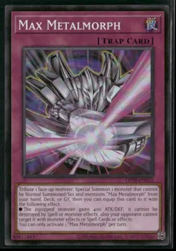 Max Metalmorph OP28-EN012 Super Rare Yu-Gi-Oh Unlimited Lightly Played - Image 1