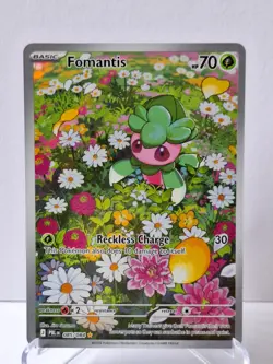 Fomantis - 085/084 - Illustration Rare - Pitch Black - NM/M - Pokemon Card - Image 1