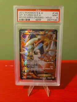 Kyurem White EX Full Art Holo Card 146/149 Boundaries Crossed PSA 9 - Image 1