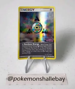Rainbow Energy 98/110 - Holon Phantoms *EXC* STAMPED Reverse Holo Pokemon Card - Image 1