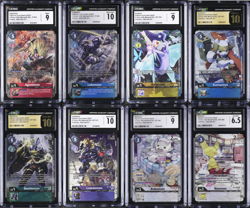 2023 Digimon Card Game Frontier Promo Set CGC Graded Various Grades w/ Pristines - Image 1