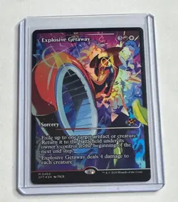 EXPLOSIVE GETAWAY (SHOWCASE) 403 AETHERDRIFT MAGIC: THE GATHERING FOIL NM/M - Image 1