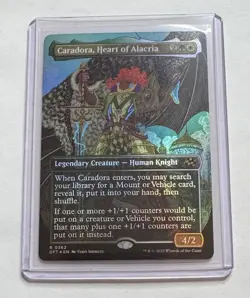 Caradora, Heart of Alacria #362 Aetherdrift Rare Borderless Foil MTG NM/M - Image 1