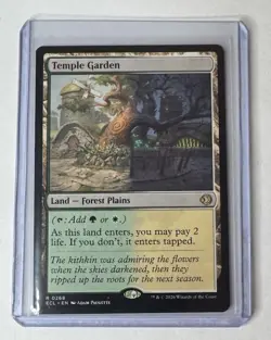 Temple Garden #268 Lorwyn Eclipsed Rare Land MTG NM/M - Image 1