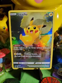 Pokemon TCG 2023 Crown Zenith Pikachu GG30/GG70 Full Art Holo Nm/M Fast Shiping - Image 1