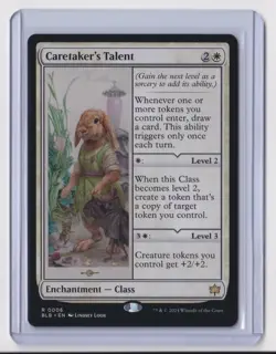 CARETAKER'S TALENT 6 BLOOMBURROW RARE MAGIC: THE GATHERING NM/M - Image 1